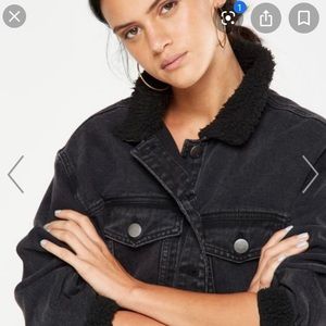 Cotton on Sherpa Denim Jacket
